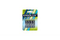 Элемент питания алкалиновый AAA/LR03 1.5В Alkaline BL-4 (блист.4шт) Ergolux 11744