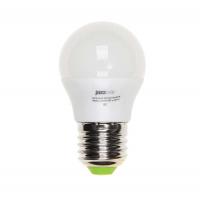 Лампа светодиодная PLED-ECO 5Вт G45 шар 3000К тепл. бел. E27 400лм 220-240В JazzWay 1036957A