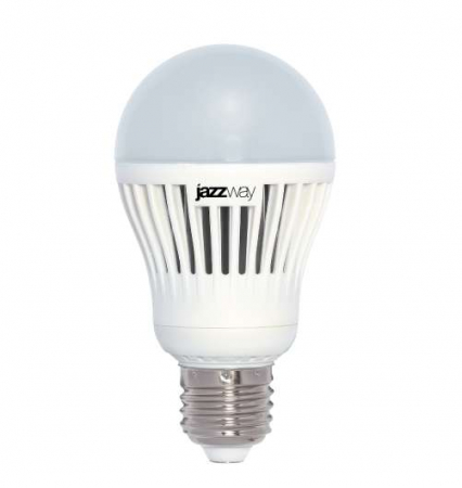 Лампа светодиодная PLED-ECO 7Вт A60 грушевидная 3000К тепл. бел. E27 570лм 230В JazzWay 1033178