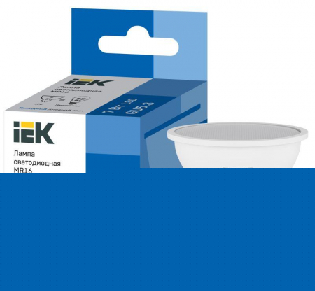 Лампа светодиодная ECO MR16 софит 7Вт 230В 6500К GU5.3 IEK LLE-MR16-7-230-65-GU5