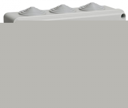 Коробка распаячная ОП 190х140х70 IP55 КМ41244 RAL7035 (10 гермовводов) IEK UKO11-190-140-070-K41-55